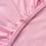 Amy - Cearsaf din bumbac jersey cu elastic pe contur 120x60x15 cm, Roz - 3