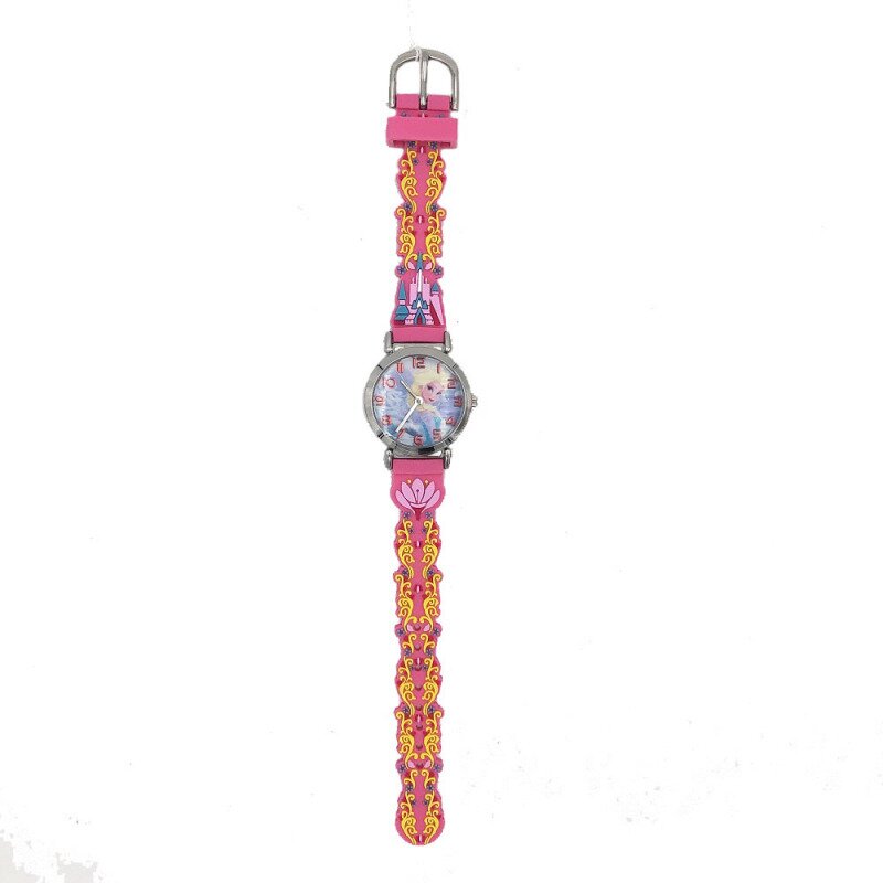 Ceas de mana analogic, roz cu Elsa Frozen Ceasuri de Mana copii