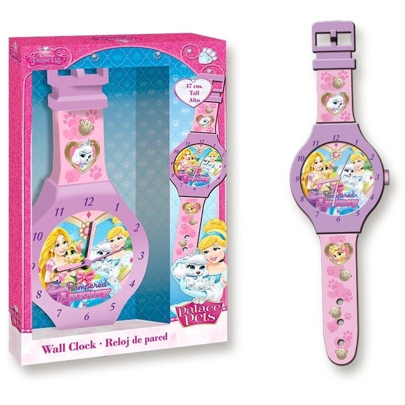 Ceas de perete Princess Pets 47cm Camera Bebelusului >> Mobila si Decoratiuni