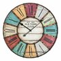 Tfa - Ceas de perete XXL cu aplicatii din metal, analog, design VINTAGE - Old Town Clock, cifre romane, colorat, TFA 60.3021 - 1