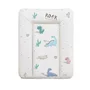 Saltea de infasat, Ceba Baby moale cu dinozauri, Fara ftalati, 70 x 50 cm, Multicolor