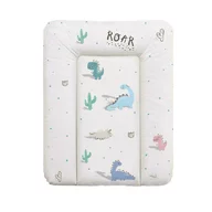 Saltea de infasat, Ceba Baby moale cu dinozauri, Fara ftalati, 70 x 50 cm, Multicolor