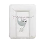 Saltea de infasat, Ceba Baby moale lenesul Candy Andy, Fara ftalati, 70 x 50 cm, Alb/Gri
