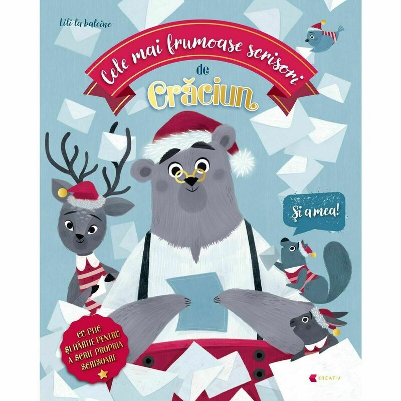 Editura kreativ - carte cu povesti cele mai frumoase scrisori de craciun