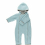 Celestial Blue - Overall babywearing din lana merinos organica - wool fleece - Iobio - 1