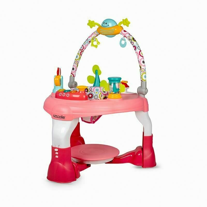 Coccolle - centru de activitati tasygo blush transformabil, 68x68 cm, roz