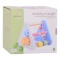 Centru de activitati, Joueco, Triunghi, Cu numaratoare, Cu sortator, 12 luni+, Multicolor - 4
