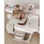 Centru de ingrijire pentru papusi Smoby Baby Nurse Doll`s Play Center maro cu 23 accesorii - 8