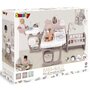 Centru de ingrijire pentru papusi Smoby Baby Nurse Doll`s Play Center maro cu 23 accesorii - 11