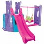 Centru de joaca Pilsan Castle Slide and Swing Set purple - 1