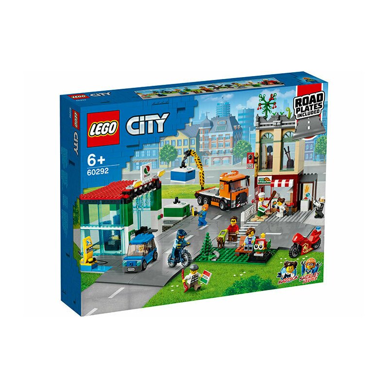 Lego - set de constructie centrul orasului ® city, pcs 790