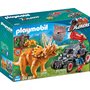 Playmobil - Cercetatori - Automobil si Triceratops - 1