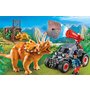 Playmobil - Cercetatori - Automobil si Triceratops - 4