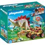Playmobil - Cercetatori - Masina de teren si Stegosaurus - 1