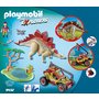 Playmobil - Cercetatori - Masina de teren si Stegosaurus - 2