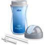 Canuta termica, Chicco, Cu forma ergonomica si pai incorporat, Fara BPA, 266 ml, 14 luni+, Albastru - 3