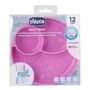 Farfurie, Chicco, Din silicon, Cu ventuza, Divizata, 12 luni+, Roz - 4