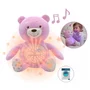 Lampa de veghe, Chicco, Ursulet, Cu proiectii, Cu 30 minute de melodii si sunete ale naturii, Lavabila in masina de spalat, 0 luni+, Roz - 1