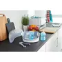 Sterilizator, Chicco, Pentru microunde, In 3-8 minute, Capacitate de pana la 5 biberoane, Protectie impotriva germenilor timp de 24h, Include cleste, 28x24x17 cm, Gri - 5