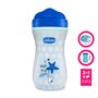 Sticla termica, Chicco, Pentru copii, Cu elemente fosforescente, 266 ml, 12 luni+, Albastru - 1