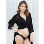 Chiloti pentru gravide, Lux Mini, Cu talie joasa, Din 95% bumbac si 5% elastan, Masura XL, Black - 13