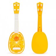 Chitara ukulele pentru copii cu 4 corzi Ecotoys MJ030 - Portocala