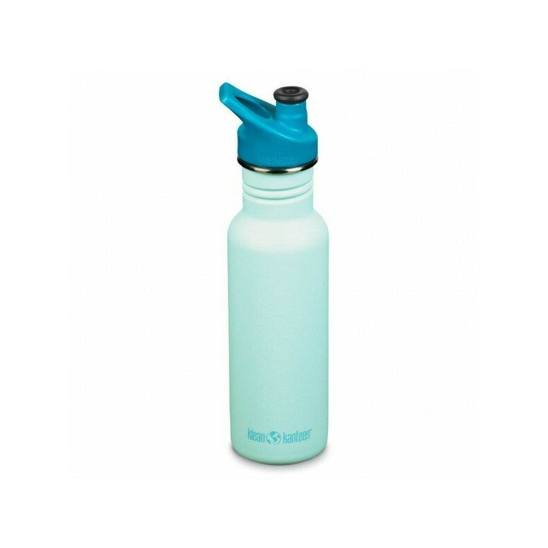 Classic Narrow Blue Tint - Recipient din otel inoxidabil 532 ml cu capac sport - Klean Kanteen