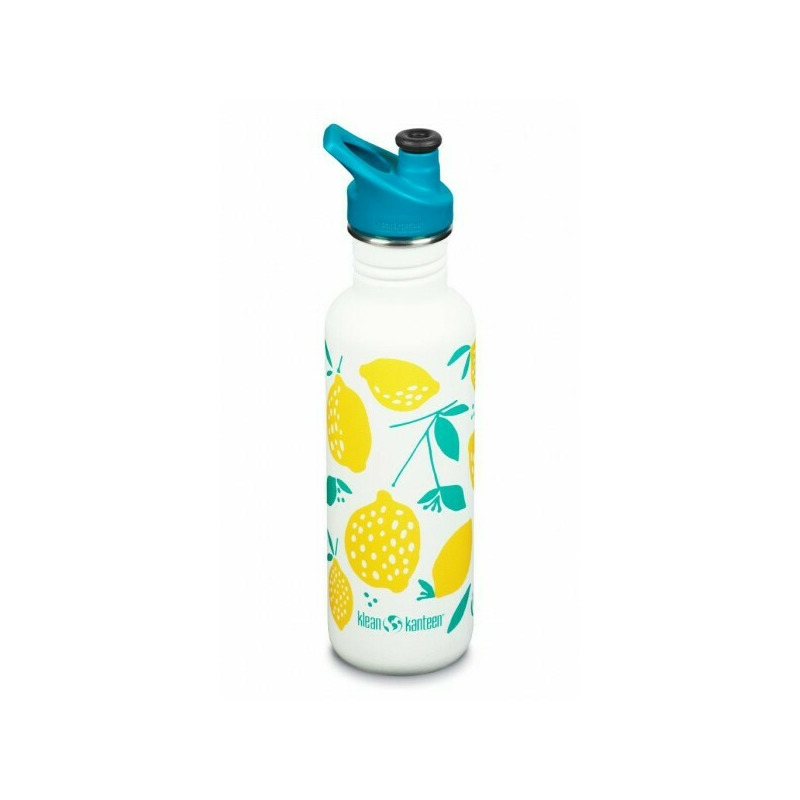 Classic Narrow Lemons - Recipient din otel inoxidabil 800 ml cu capac sport - Klean Kanteen