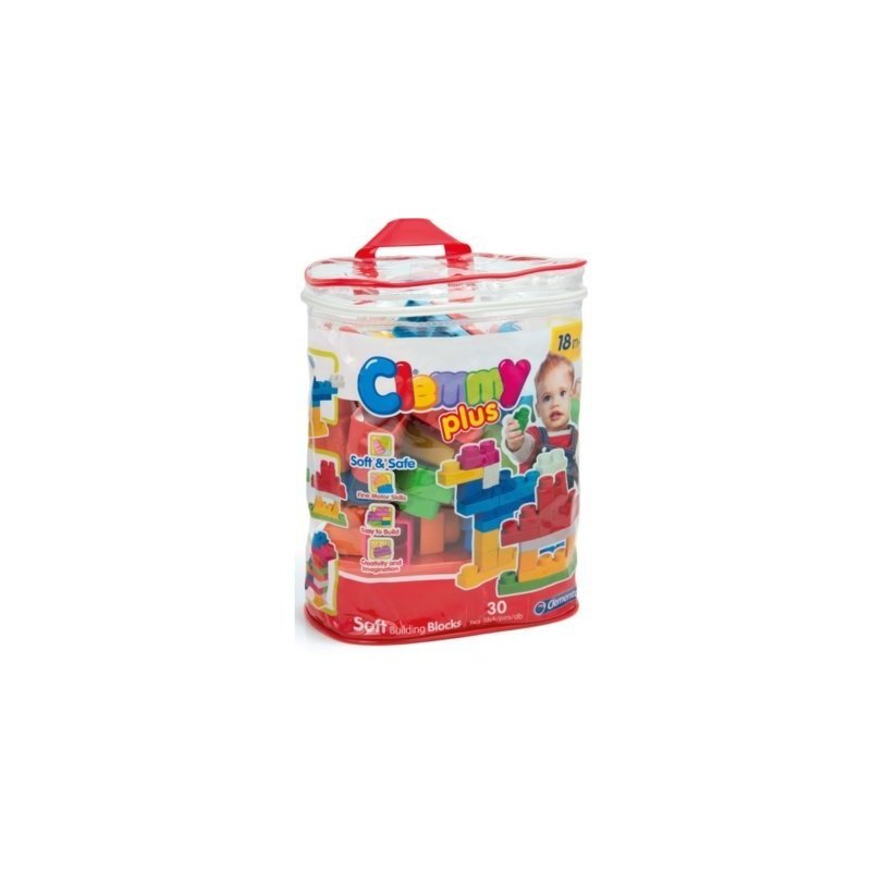 Clementoni clemmy - plasa cu 30 cuburi