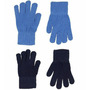 Cobalt/Black 3/6 ani - Set 2 manusi tricotate cu lana merinos - CeLaVi - 1