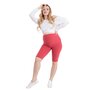Colanti scurti, Pentru gravide, Cu talie speciala, Certificati Oeko Tex Standard 100, Din bumbac si elastan, Masura XL, Rosu - 3