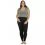 Colanti, Pentru gravide, Cu talie speciala, Certificati Oeko Tex Standard 100, Din bumbac si elastan, Masura M, Negru - 4