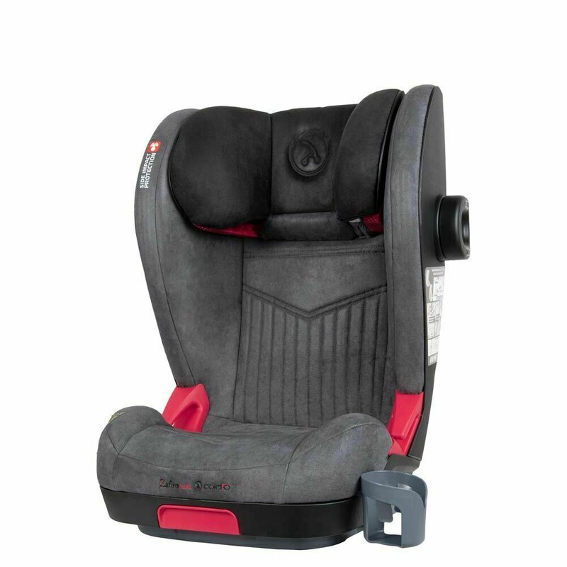 Coletto - Scaun auto Zafiro Spatar reglabil, Protectie laterala, 15-36 Kg, Gri, Resigilat