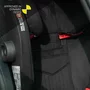 Coletto - Scaun auto Zafiro Spatar reglabil, Protectie laterala, 15-36 Kg, Gri, Resigilat - 4