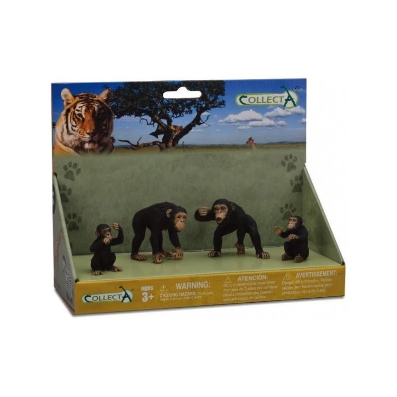 Collecta - Figurina Familia Cimpanzeilor