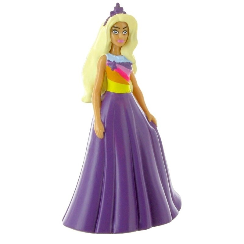 Figurina comansi - barbie-barbie fantasy purple dress