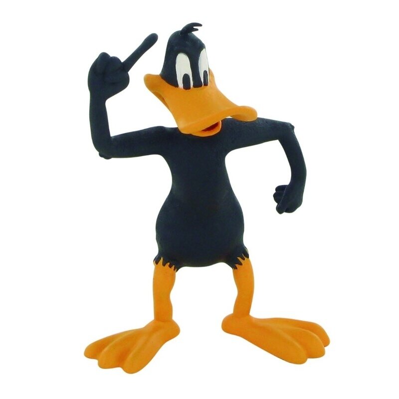 Figurina comansi - looney tunes- daffy duck