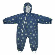 LittleLife - Combinezon Impermeabil Fleece , Stars, 6-12 luni, Albastru