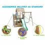 Complex de joaca BalconyFort ™ Single Swing, tobogan verde, Dunster House - 3