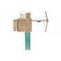 Complex de joaca BalconyFort ™ Single Swing, tobogan verde, Dunster House - 5