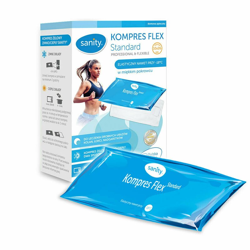 Sanity - compresa medicala flex standard 10 x 26 cm