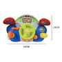 Huanger - Jucarie interactiva Consola bebe bord , Masina cu volan muzical, Cu multe functiuni, Multicolor - 4