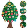 Copac din fetru cu 30 decoratiuni 100x64 cm Bambinice BN048 - 2