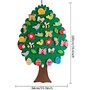 Copac din fetru cu 30 decoratiuni 100x64 cm Bambinice BN048 - 5
