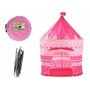 Cort de joaca pentru fetite printese, roz, LeanToys, 9502 - 2