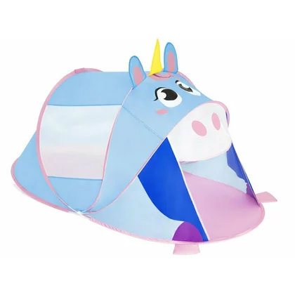 Cort de plaja, Bestway, Unicorn, Cu 2 ferestre din plasa, 182x96x81 cm, 2 ani+, Multicolor