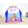 Cort de plaja, Bestway, Unicorn, Cu 2 ferestre din plasa, 182x96x81 cm, 2 ani+, Multicolor - 10