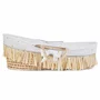 Cos bebe Childhome Moise din coji de porumb+rafie cu saltea, Husa Jerse Buline - 1