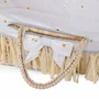 Cos bebe Childhome Moise din coji de porumb+rafie cu saltea, Husa Jerse Buline - 2