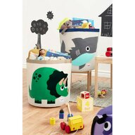 Cutie depozitare jucarii, 3 Sprouts, Cos de depozitare, Rechin,
